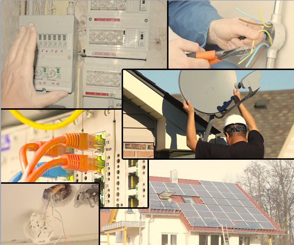 Saubere Elektroinstallation